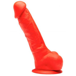 Stretch Real Gode en silicone Stretch N°2 - 17 x 4.3cm Rouge